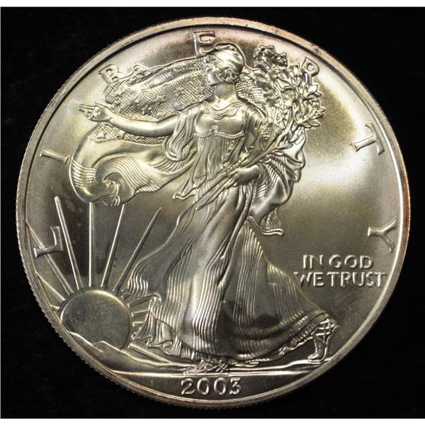 2003 AMERICAN SILVER EAGLE