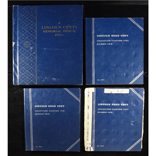 (4) LINCOLN HEAD CENT COLLECTIONS WHITMAN