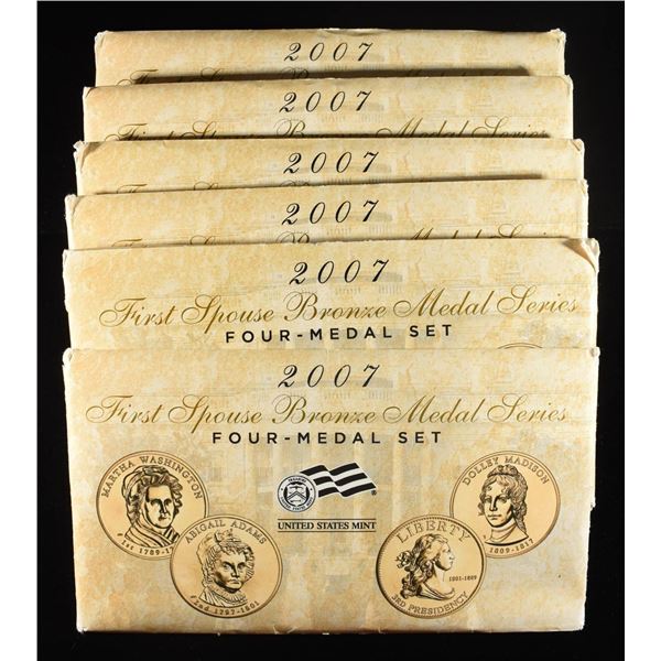 (6) 2007 FIRST SPOUSE BRONZE MEDAL
