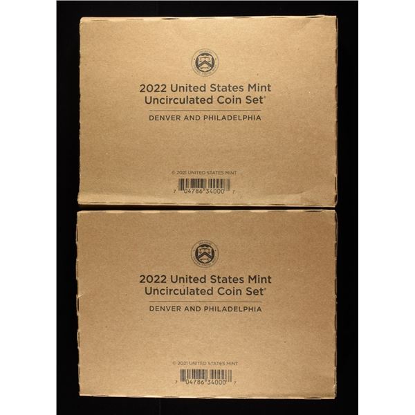 (2) 2022 MINT SET