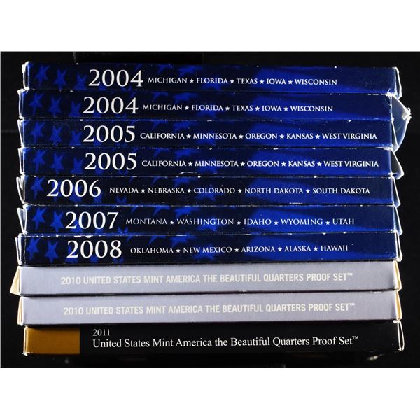2006, 07, 08, 11 & (2) 2004, 05, 10 25C PROOF SETS