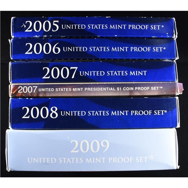 2005-2009 US PROOF SETS
