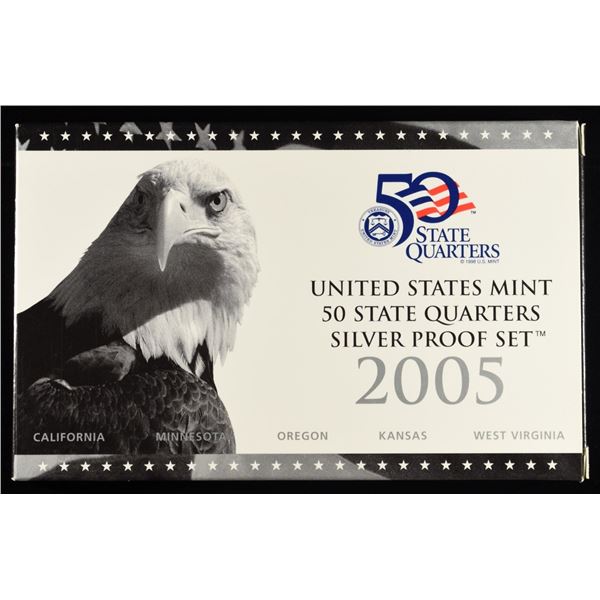 2005 SILVER QUARTER PROOF SET