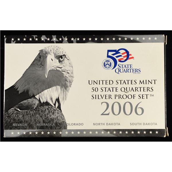 2006 50 STATE 25C SILVER PROOF SET