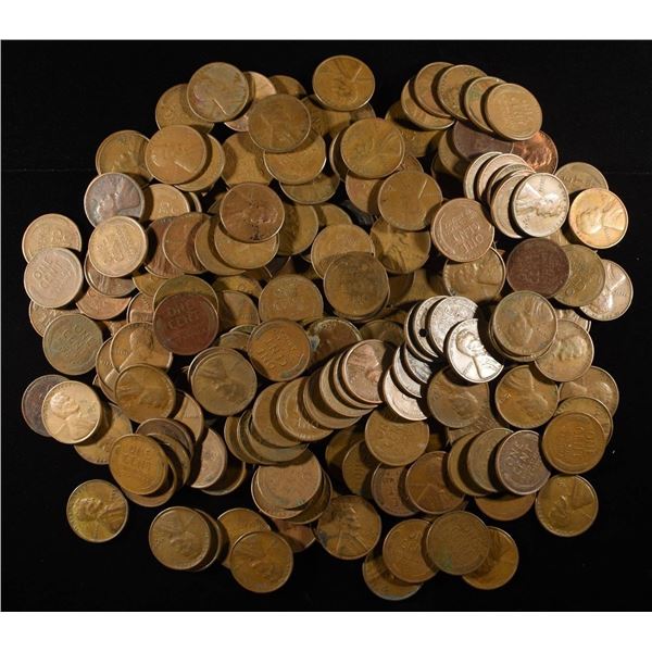 (200) "S" MINT WHEAT CENTS