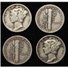 Image 2 : (50) MERCURY DIMES
