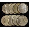 Image 1 : (10) 90% SILVER KENNEDY HALF DOLLARS