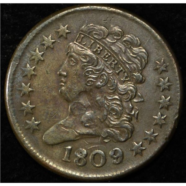 1809 CLASSIC HEAD HALF  CENT