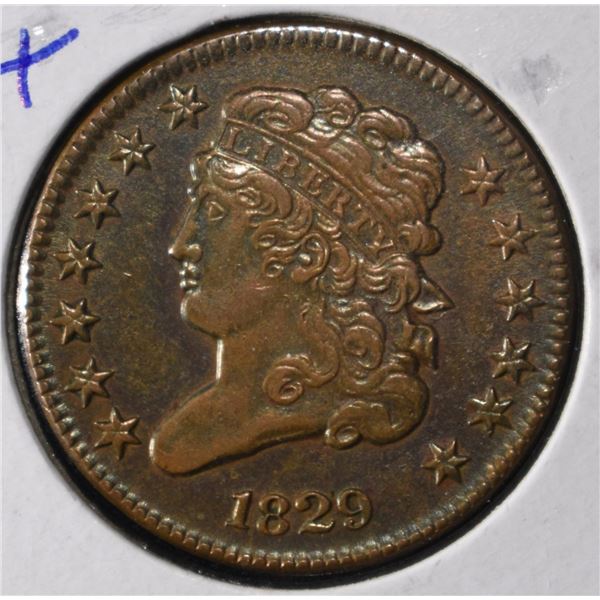 1829 CLASSIC HEAD HALF CENT