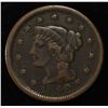 Image 1 : 1848 BRAIDED HAIR CENT