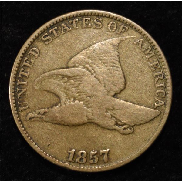 1857 FLYING EAGLE CENT