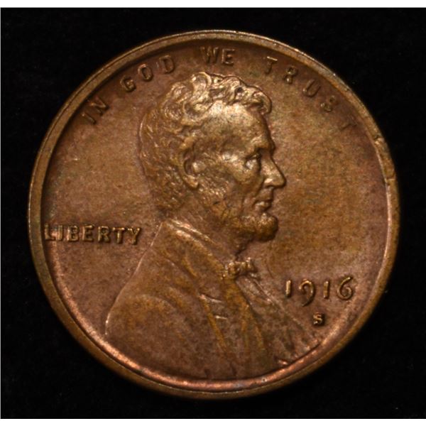 1916-S WHEAT CENT