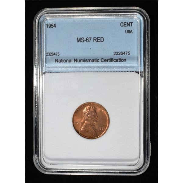 1954 WHEAT CENT NNC SUPERB GEM BU