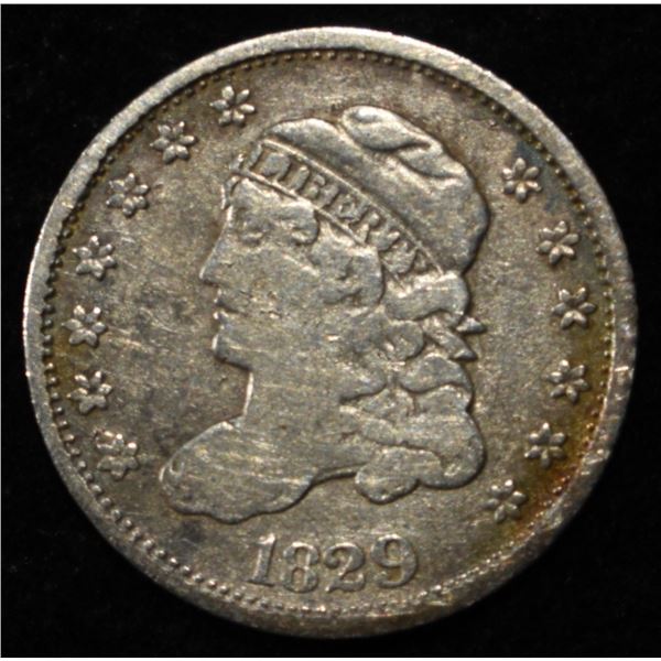 1829 CAPPED BUST HALF DIME