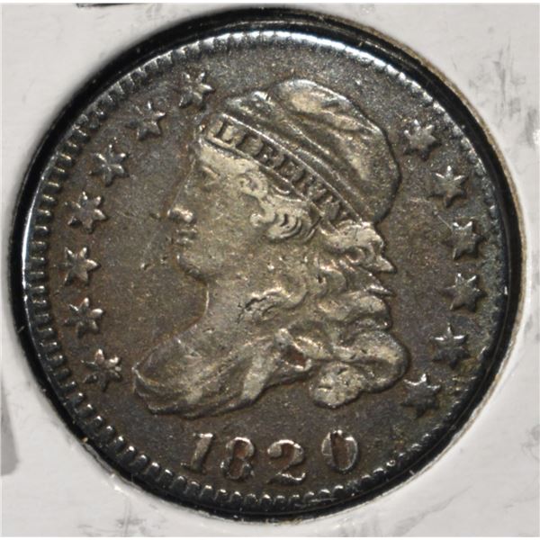 1820 LIBERTY CAP DIME