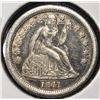Image 1 : 1841-O SEATED LIBERTY DIME AU