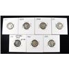 Image 1 : (7) MERCURY DIMES