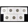 Image 2 : (7) MERCURY DIMES