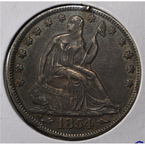 1854-O LIBERTY SEATED HALF DOLLAR