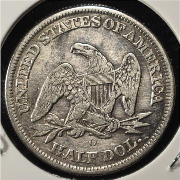 1854-O SEATED LIBERTY HALF DOLLAR
