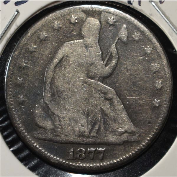 1877-S SEATED LIBERTY HALF DOLLAR