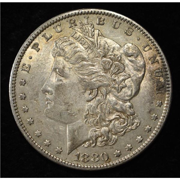 1880-O MORGAN DOLLAR XF/AU