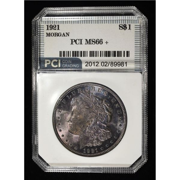 1921 MORGAN DOLLAR PCI SUPERB GEM BU