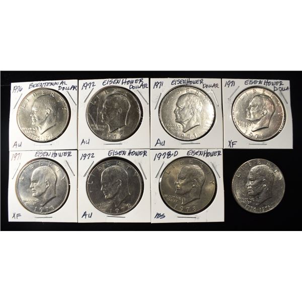 (8) EISENHOWER DOLLARS