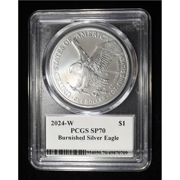 2024-W AMERICAN SILVER EAGLE PCGS SP70