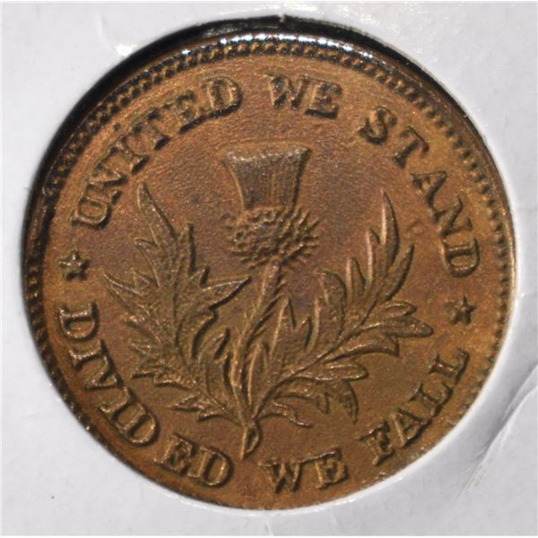 1861-65 CIVIL WAR TOKEN