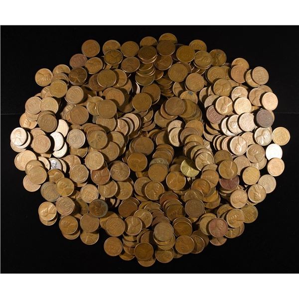 (500) WHEAT CENTS: MIXED DATES