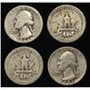 Image 2 : (20) WASHINGTON QUARTERS 90% SILVER
