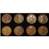 Image 1 : 8 NICE EARLY SEMIKEY WHEAT CENTS