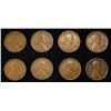 Image 1 : 8 NICE EARLY SEMIKEY WHEAT CENTS