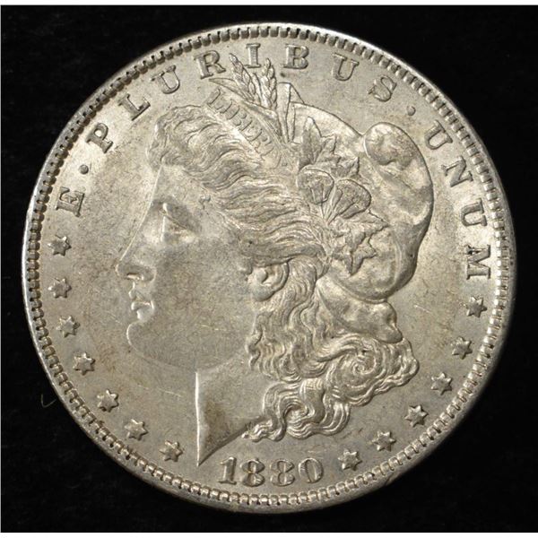 1880-O MORGAN DOLLAR XF/AU