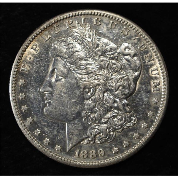 1889-S MORGAN DOLLAR AU