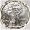 Image 2 : 1997 AMERICAN SILVER EAGLE NGC MS69