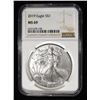 Image 1 : 2019 AMERICAN SILVER EAGLE NGC MS69