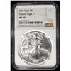 Image 1 : 2021 AMERICAN SILVER EAGLE NGC MS69