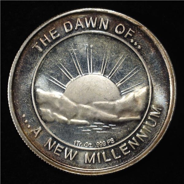2000 DAWN OF A NEW MILLENNIUM 1 OZ .999 SILVER