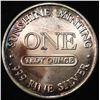 Image 2 : 2000 MILLENNIUM 1 OZ .999 SILVER ROUND
