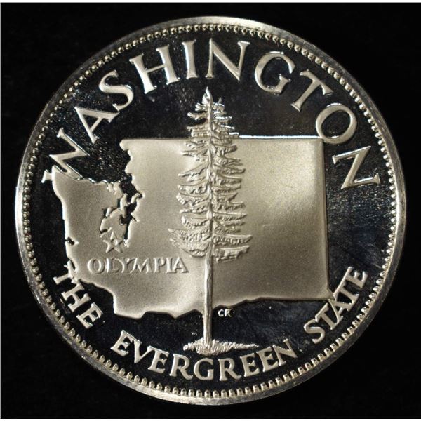 WASHINGTON 1 OZ 92.5 % SILVER ROUND