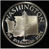 Image 1 : WASHINGTON 1 OZ 92.5 % SILVER ROUND