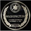 Image 2 : WASHINGTON 1 OZ 92.5 % SILVER ROUND