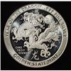 Image 1 : YEAR OF THE DRAGON 1 OZ 0.999 SILVER ROUND