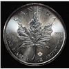 Image 1 : 2015 MAPLE LEAF 1 OZ 0.999 SILVER ROUND