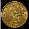 Image 1 : 1906 LIBERTY GOLD $5