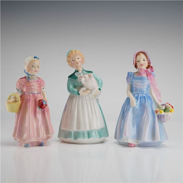 3pc of Royal Doulton Figurines, Tinkle Bell, Stayed at Home, and Wendy