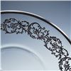 Image 2 : 8pc Silver Toned Art Glass Plates