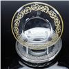 Image 3 : 8pc Silver Toned Art Glass Plates